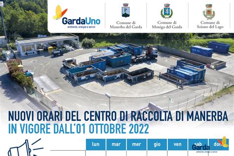 Novità per il Centro di Raccolta di Montata Carra: nuovi orari di .